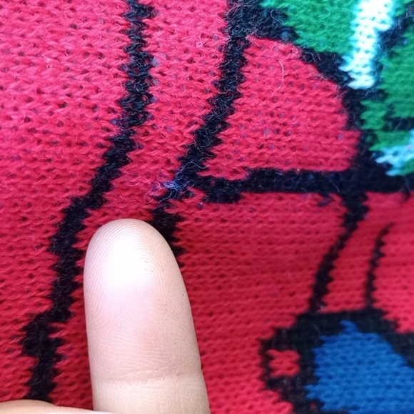 XL Green Retro Peanuts Snoopy Ugly Christmas Sweater - Picture 5 of 11